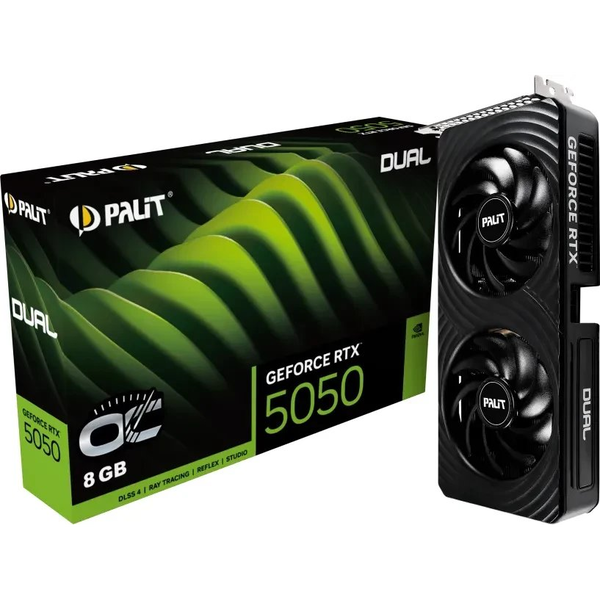 Videokártya Palit GeForce RTX 5050 Dual OC 8 GB