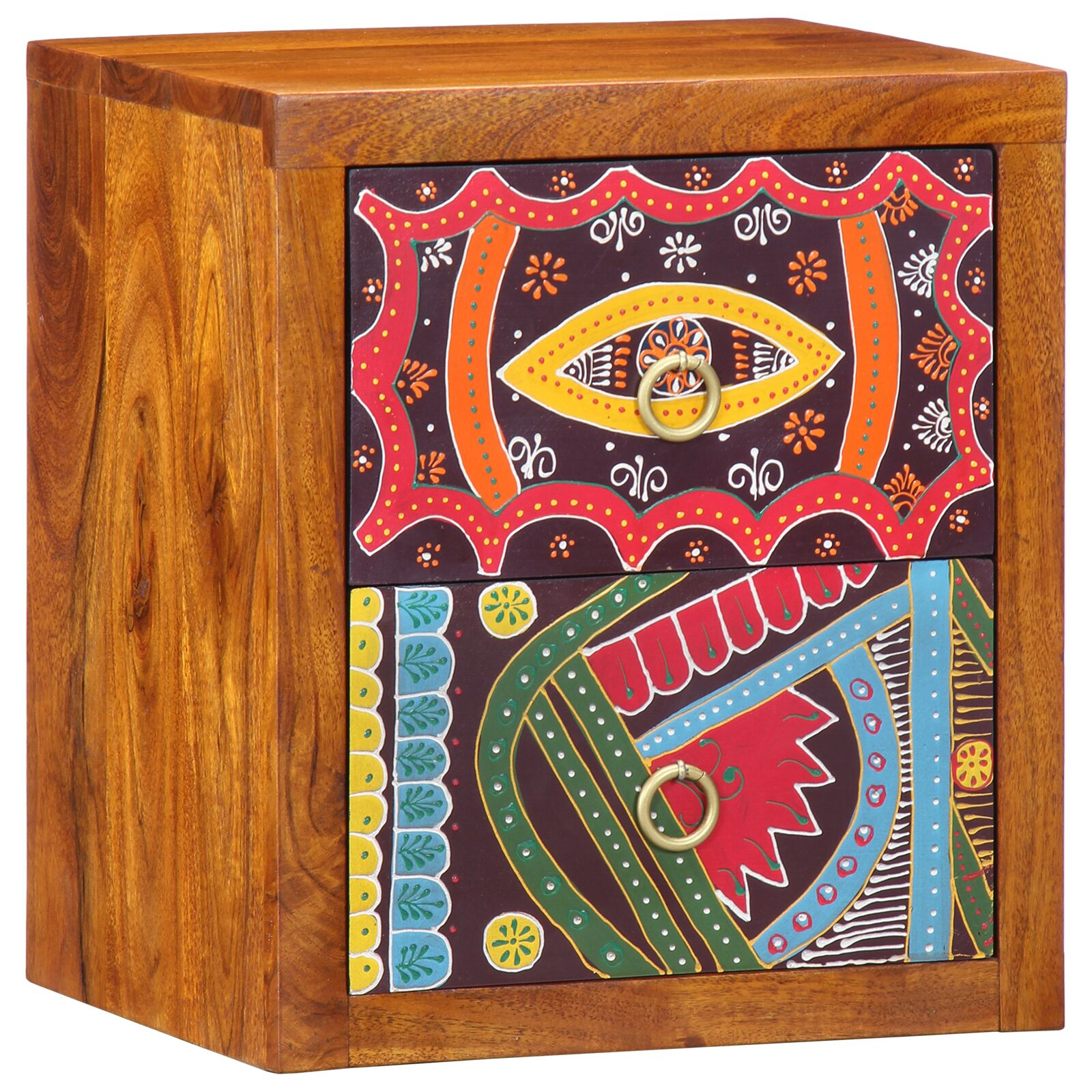 Éjjeli Szekrény 35x30x40 cm Tömör Akác (4016519)