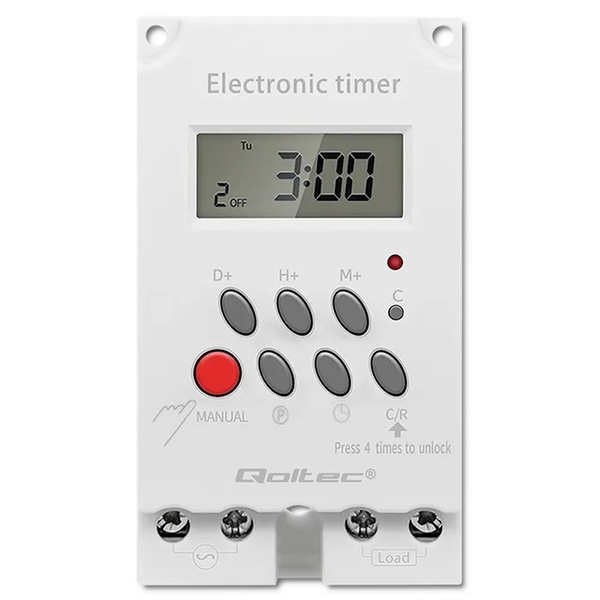 Qoltec PC0629 Fogyasztásmérő