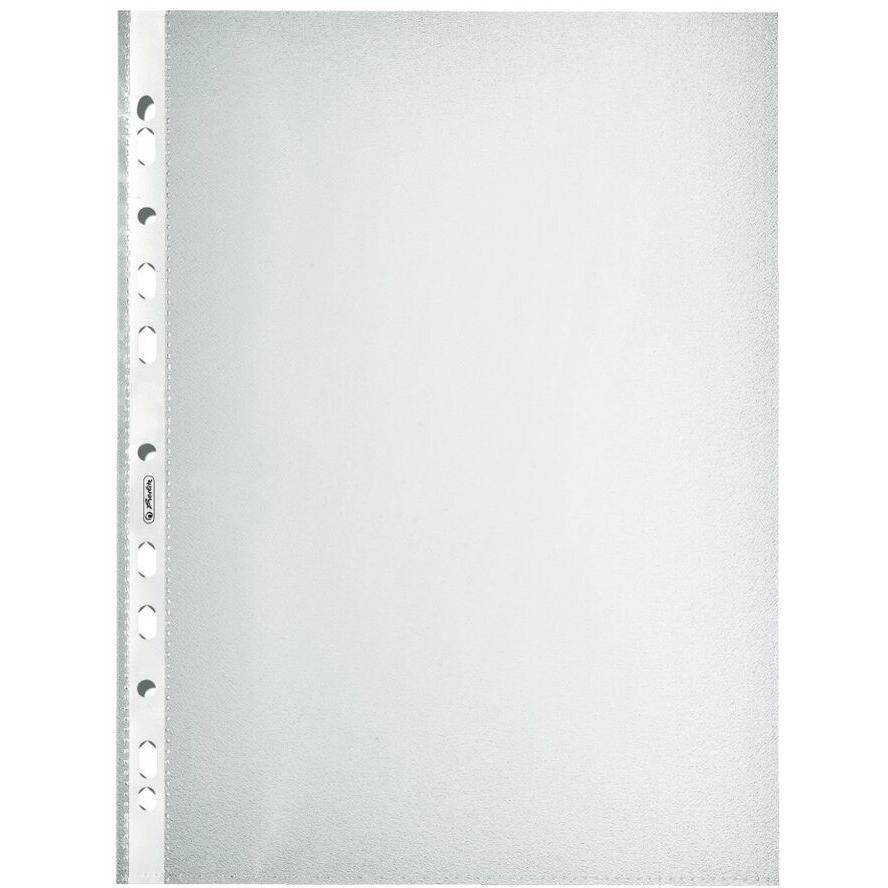 Herlitz Prospekthülle A4 genarbt Premium 100er Packung (10840320)