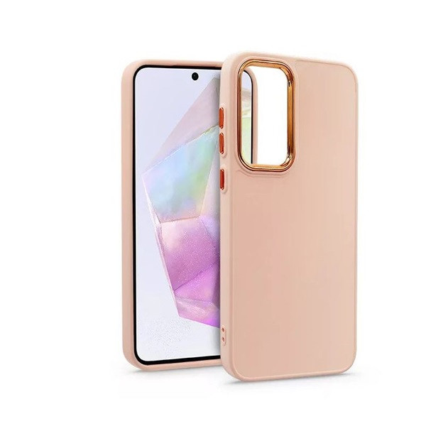 Haffner Frame Samsung SM-A356 Galaxy A35 5G szilikon tok rózsaszín (HF268441) (HF268441)