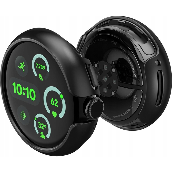 Spigen Thin Fit Google Pixel Watch 3/2/1 (41mm) óravédő keret fekete (ACS07392)