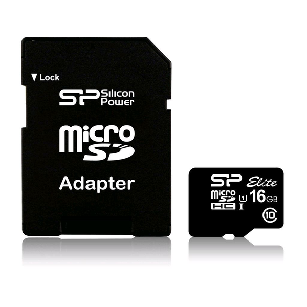 Silicon Power Elite 16 GB MicroSDHC UHS-I Клас 10