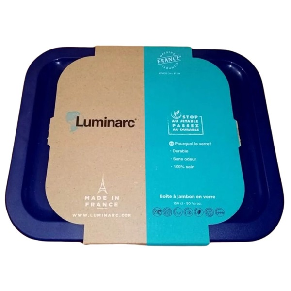 Luminarc üveg 1500ml ételtároló műanyag fedéllel (25643)