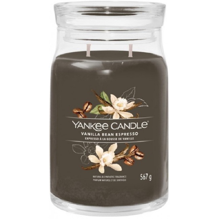 Yankee Candle Signature Vanilla Bean Espresso Illatgyertya 567g (1701377E)