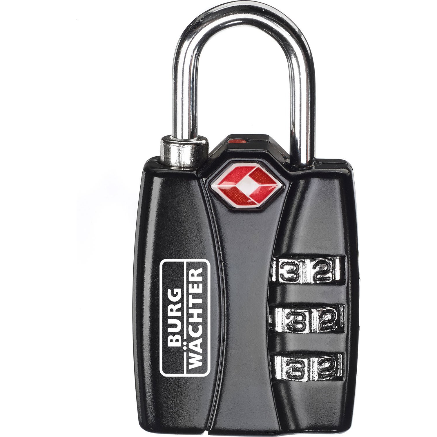 Burg Wächter 32991 Függő lakat 30.8 mm TSA Fekete Számkódos zár (32991)