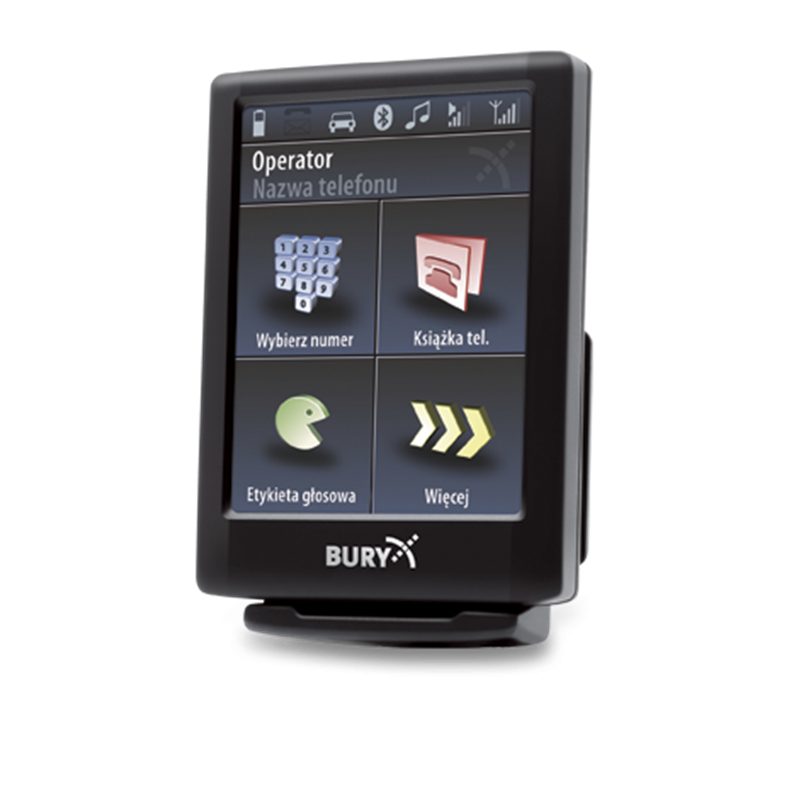 Bury CC 9056 Plus Érintőképernyős Bluetooth kihangosító - Fekete (1-57-1780-0)