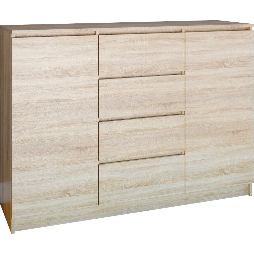 Flóra 2A4F Komód - Sonoma (2D4S SONOMA KPL)