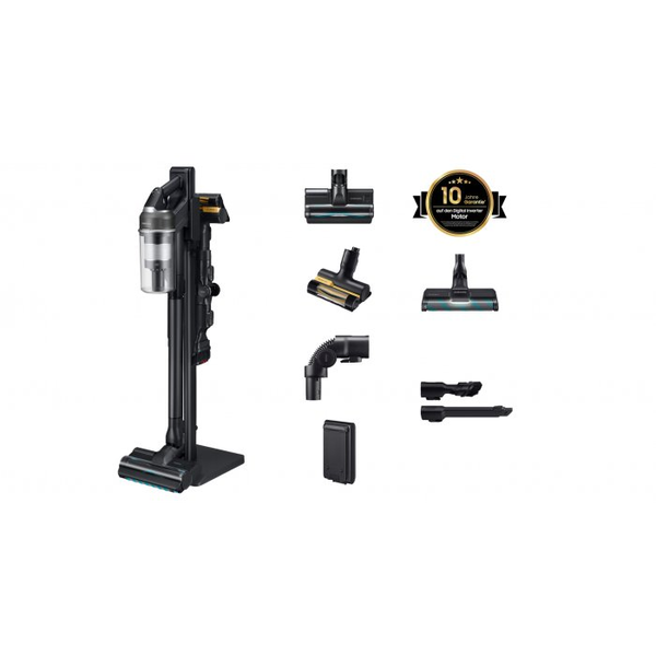 Samsung VS70H28HFC Aspirator vertical Baterie Usca HEPA Fără sac 0,8 L 770 W Negru 2,2 Ah