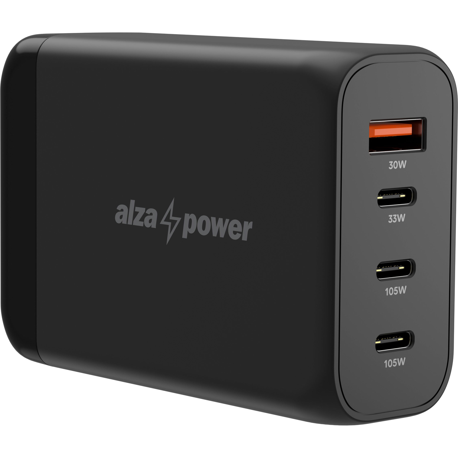 AlzaPower M420 Multi Charge Power Delivery - 130W, fekete (APW-MP1A3CG2)