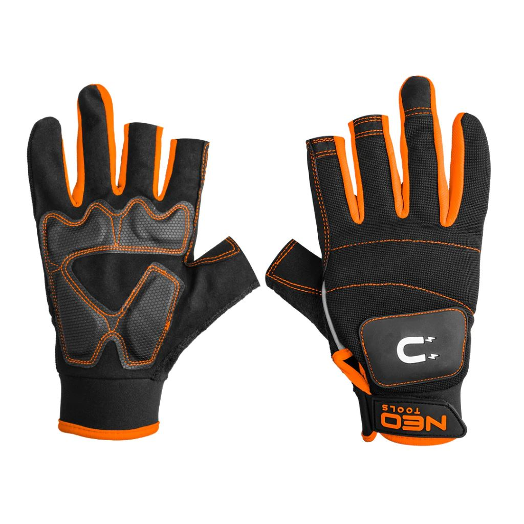 NEO Tools mágneses ujjatlan munkakesztyű 10-es (GD014) (GD014)