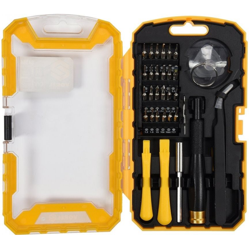 VOREL Csavarhúzó mobiltelefonhoz, 32 db (TO-64384)