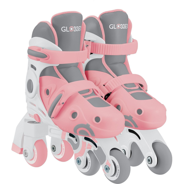 Aprendizaje Patin En Linea Escalable 2 En 1 Talla Regulable Del 26 Al 29 Rosa