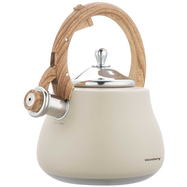 CZAJNIK STALOWY Z GWIZDKIEM 2,8L KLAUSBERG KB-7919