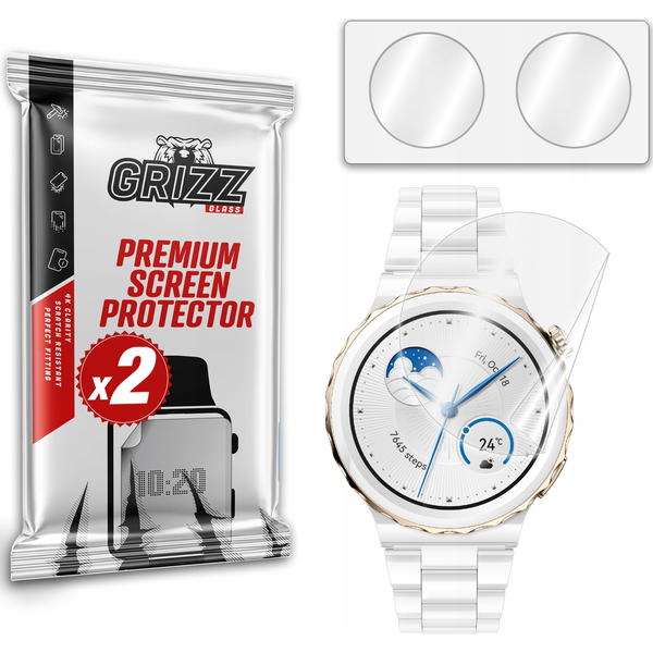  GrizzGlass Folia ceramiczna Grizz CeramicFilm Huawei Watch GT 3 Pro 43mm