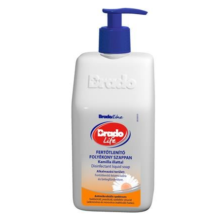 Bradolife fertőtlenítő folyékony szappan 0,35 liter kamilla (15719) (brado15719)