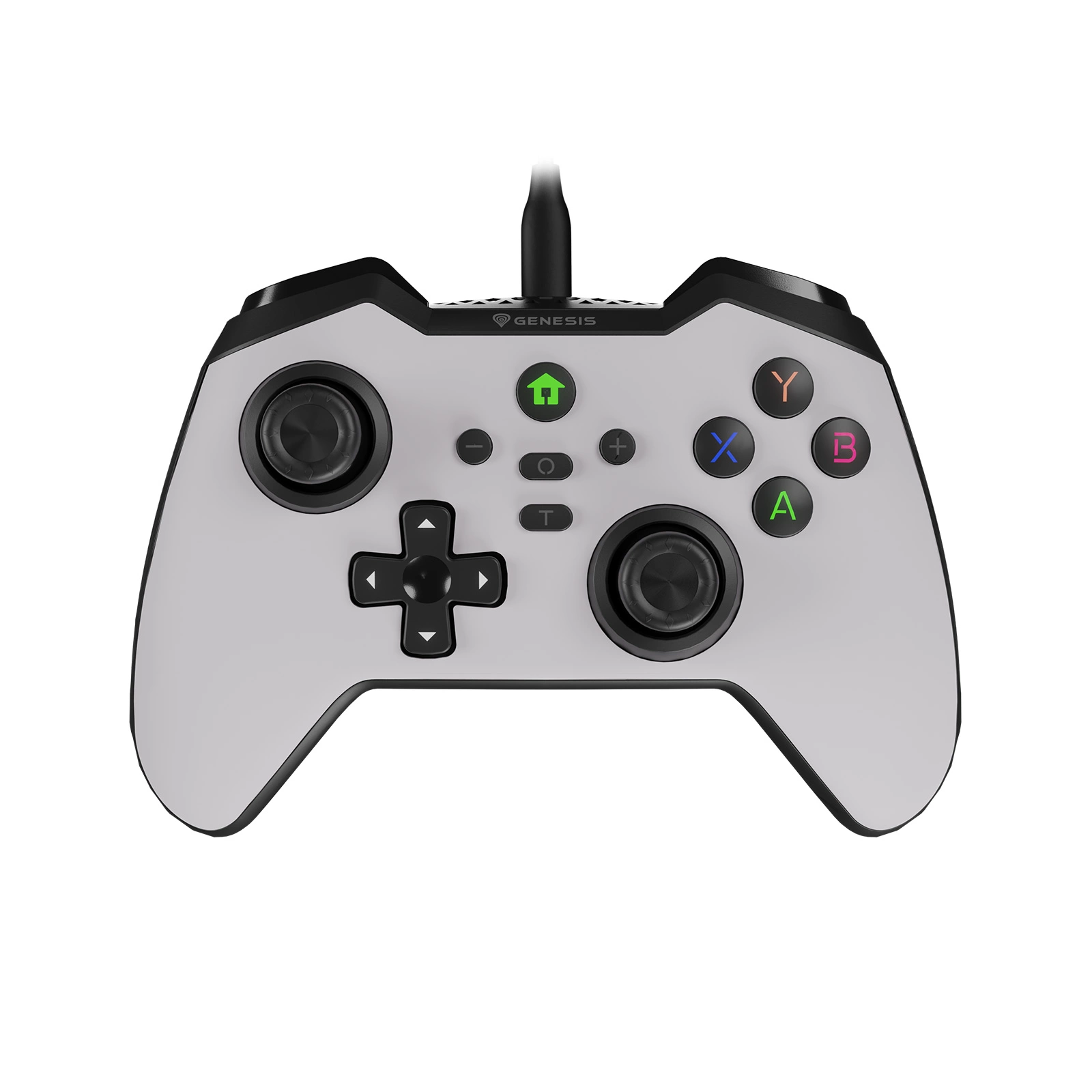 Natec Genesis Mangan 300 Vezetékes Gamepad - Fehér (Android/Asus Rog Ally/Nintendo Switch/PC/Steam Deck) (NJG-2104)