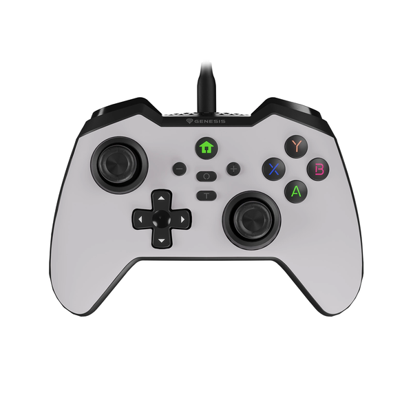 Natec Genesis Mangan 300 Vezetékes Gamepad - Fehér (Android/Asus Rog Ally/Nintendo Switch/PC/Steam Deck)