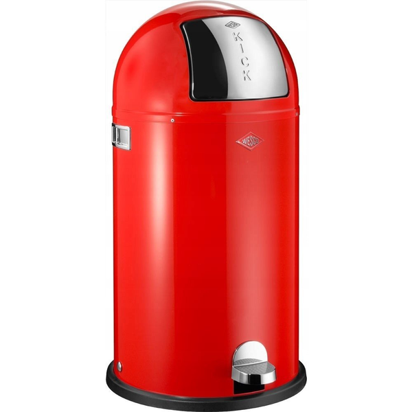 Wesco Kosz na śmieci 40l KickBoy czerwony WESCO