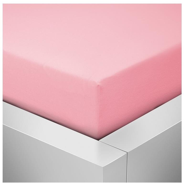 Kaptan jersey crib sheet - 60x120 cm pink (02-05-0002-11-06-010)