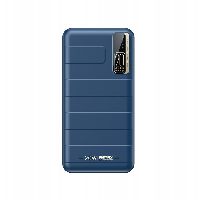 Remax Noah Series 20000mAh Power Bank PD 20W+ QC 22,5W Kék