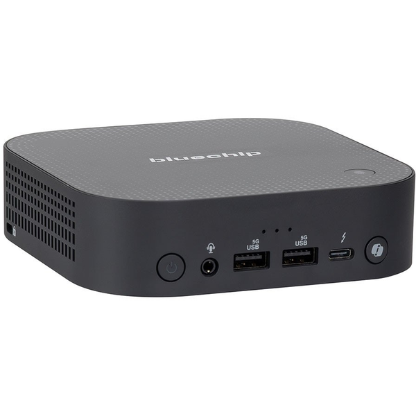 bluechip BUSINESSline M1450, Copilot+ PC Intel Core Ultra 5 226V 16 GB LPDDR5x-SDRAM 500 GB SSD Windows 11 Pro Mini PC Sort