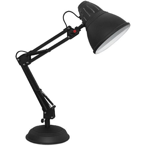 Aca Decor Retro stolní lampa Ufficio, černá (5208055011988)