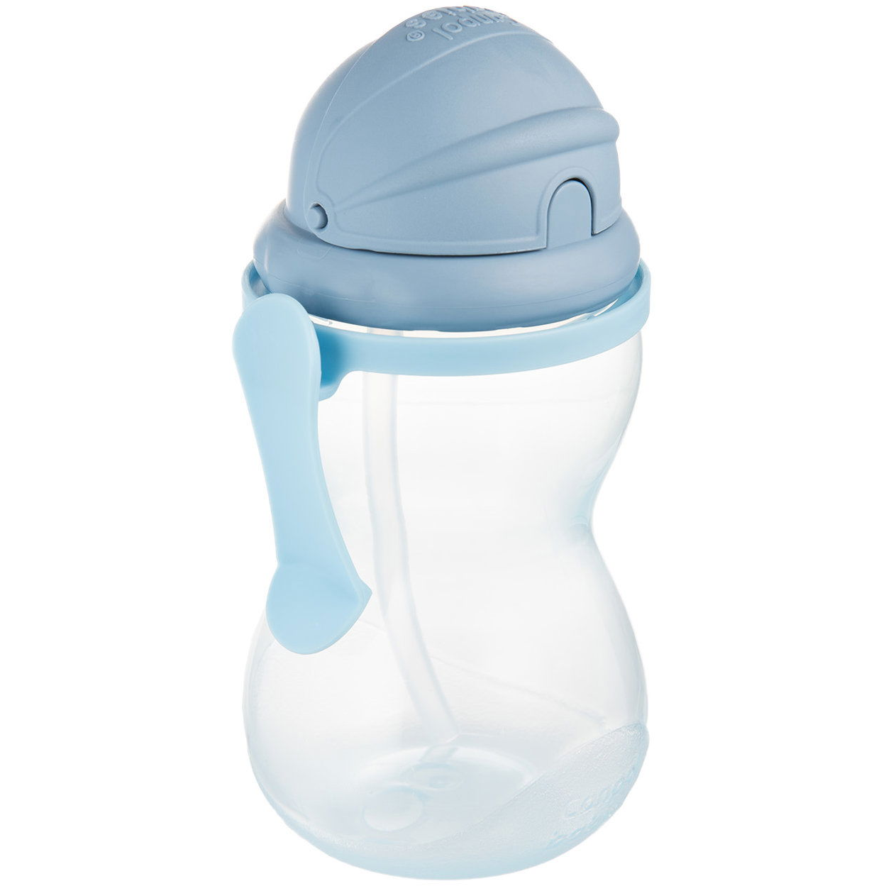 Canpol babies Sport itatópohár szívószállal, 370 ml, kék (5901691802698)