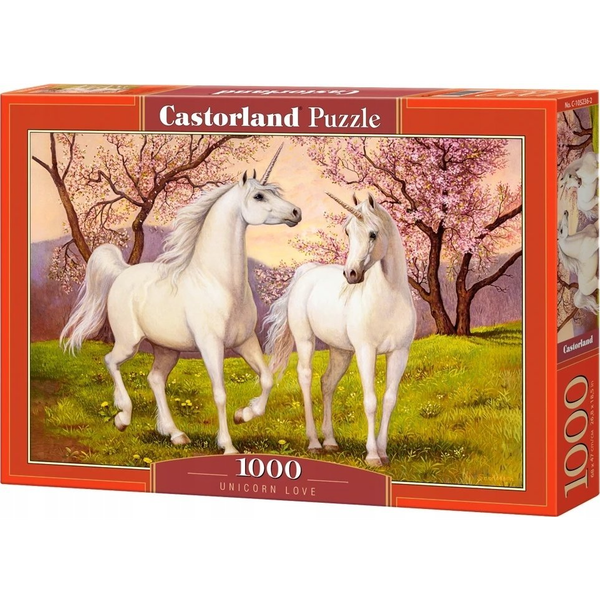 Castorland 1000 darabos Puzzle - Szerelmes Unikornisok