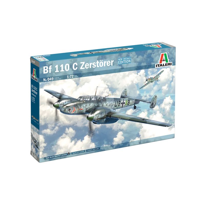Italeri BF-110C Zerstorer vadászrepülő Műanyag makett 1:72 (049)