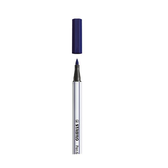 STABILO Pen 68 brush filtpen Blå 1 stk