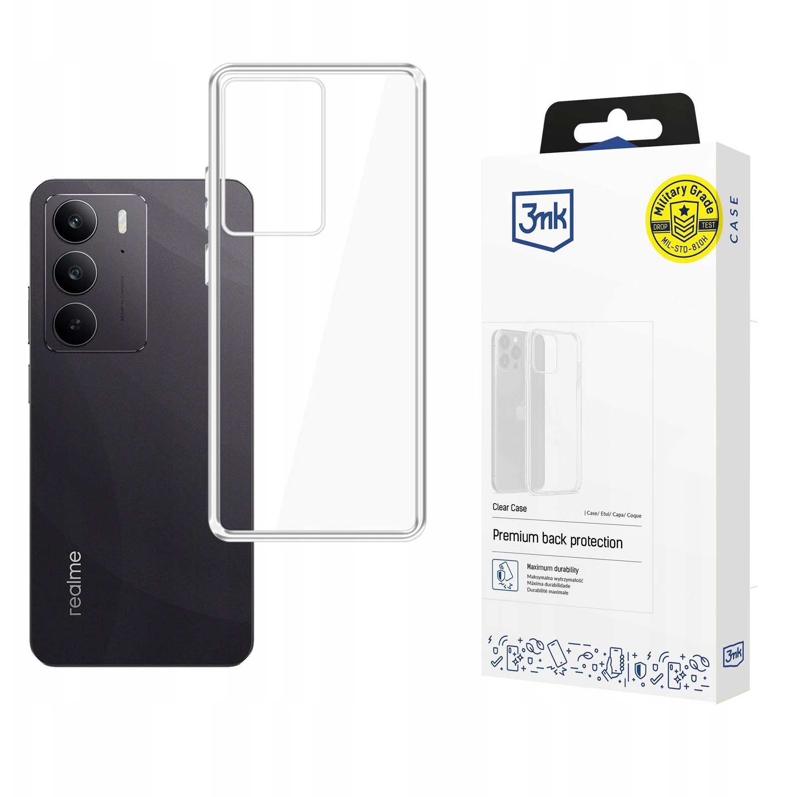 3MK Clear Case Realme C75 átlátszó (5903108649728)