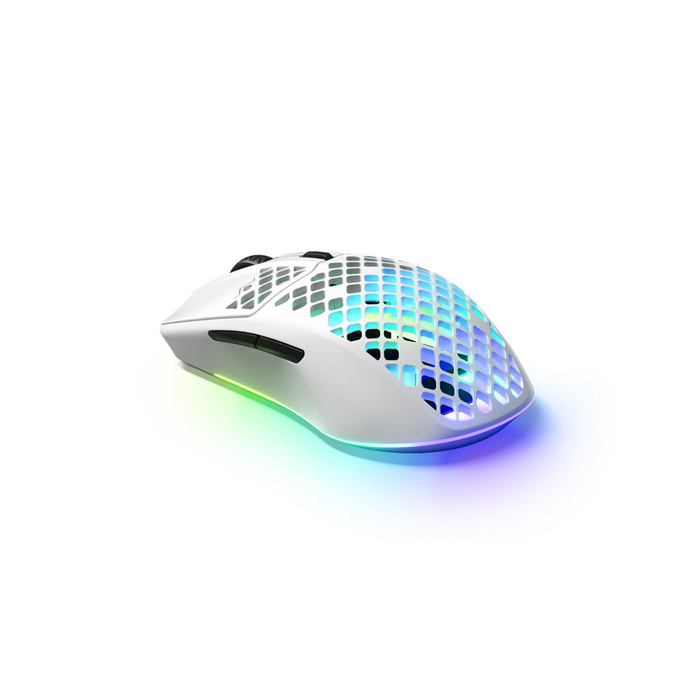 SteelSeries Aerox 3 Wireless Snow 18000 DPI fehér gaming egér (62608)