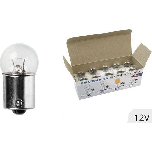  AMiO Żarówki halogenowe R5W BA15s 12V 5W 10szt.