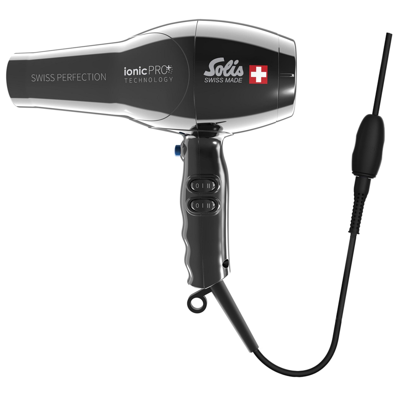 Solis Swiss Perfection 360 ionicPro Hajszárító - Fekete (SO302)