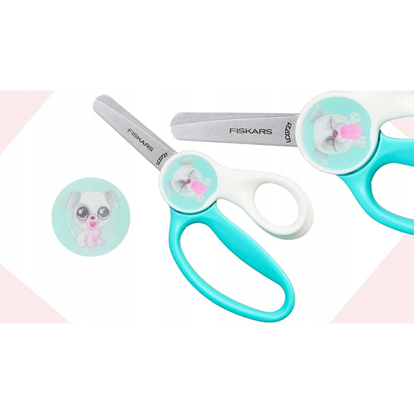 NŮŽKY FISKARS 13 CM PRO DĚTI VE VĚKU 6+ ŠKOLNÍ OSTRÉ, BAREVNÉ