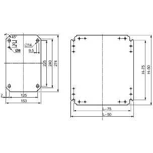 Schneider Electric NSYMM3025 tilbehør til fordelingsskab