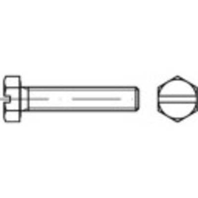 TOOLCRAFT 131289 Hatlap csavar M16 20 mm Külső hatlap DIN 933 Acél Tűzhorganyzott 50 db (131289)