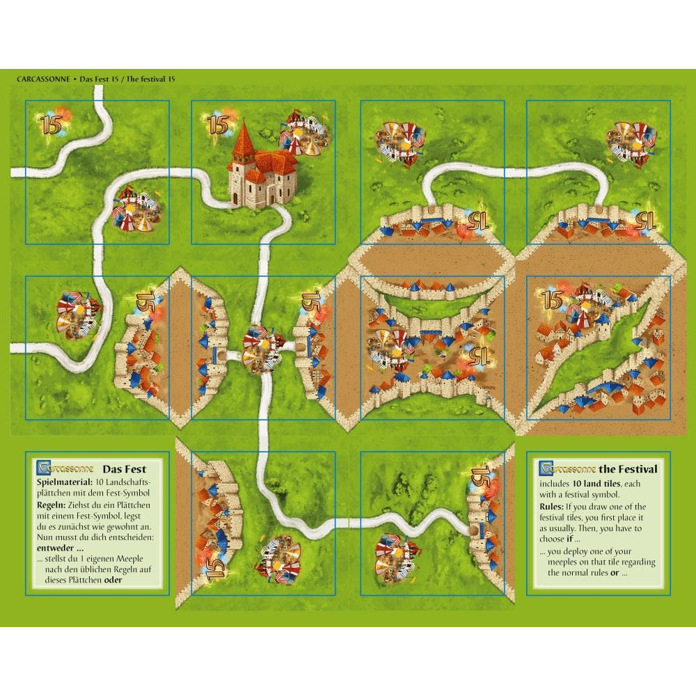 Hans im Glück Carcassonne - Das Fest II (New version) angol nyelvű kiegészítő (18273184) (HIG18273184)