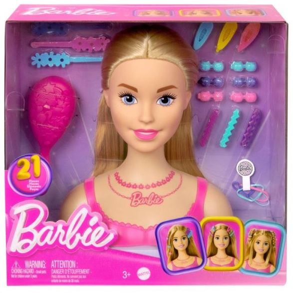 Mattel Barbie Fésülhető babafej (HMD88)