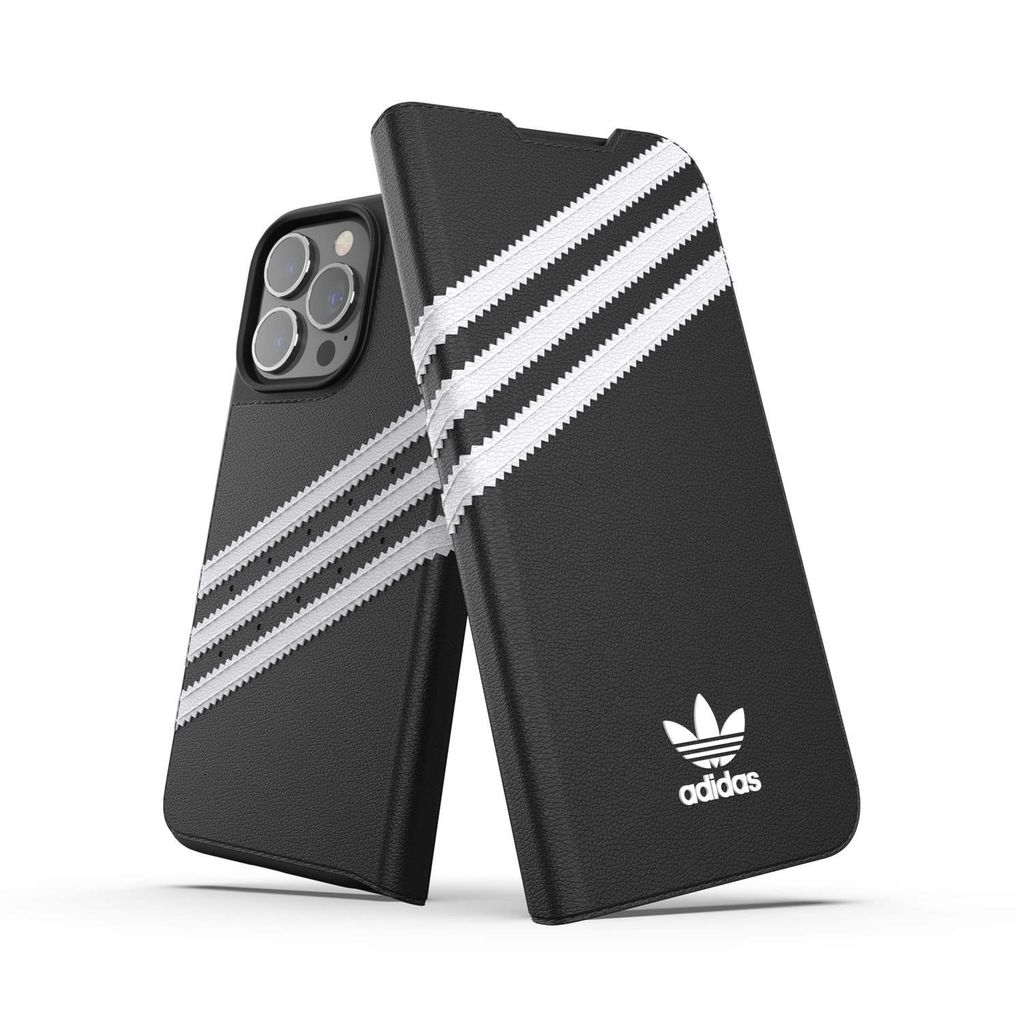 Adidas OR Booklet Case PU Apple iPhone 13 / 13 Pro Flip Tok - Fekete (47112)