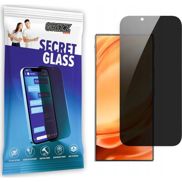  GrizzGlass Szkło prywatyzujące GrizzGlass SecretGlass do ZTE Nubia Z50 Ultra