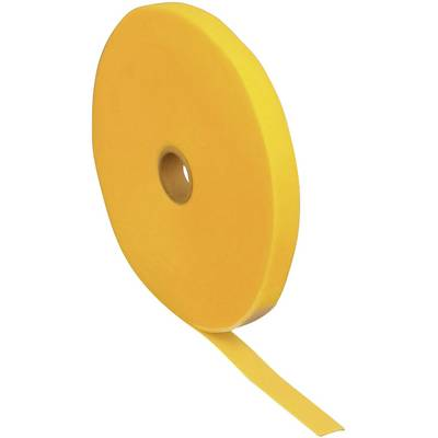Fastech Tépőzár szalag tekercs ETN 25 m (H x Sz) 25000 mm x 20 mm Sárga Tartalom 25 m (T0602002081125)
