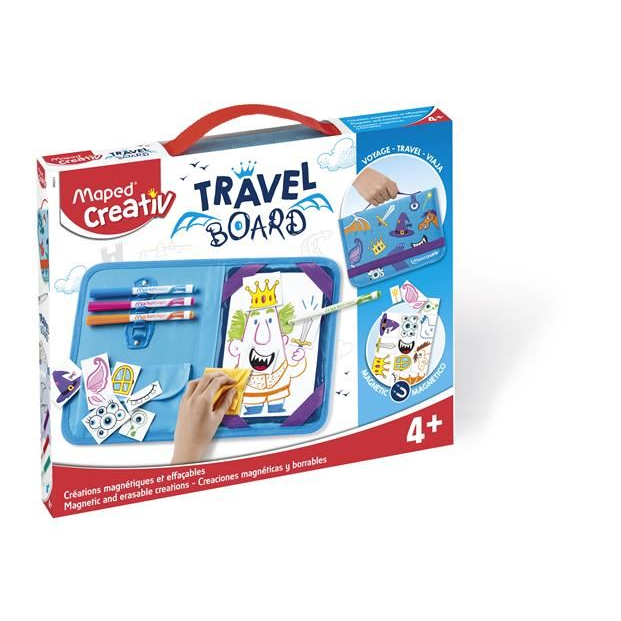 Maped Creativ "Travel Board" kreatív készségfejlesztő fehértábla utazótáskával (IMAC969311) (IMAC969311)