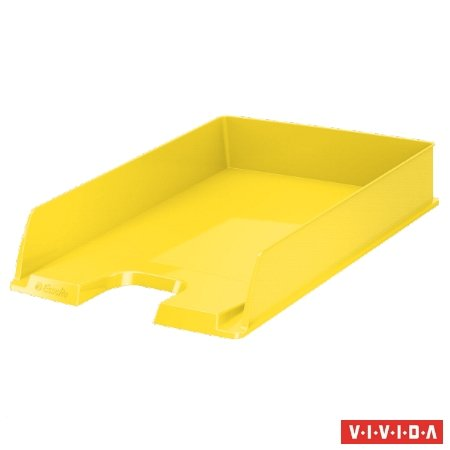 Vivida Bandeja Portadocumentos -  Formato Vertical - A4 - Espacio Para Etiqueta Identificativa - Color Amarillo Esselte