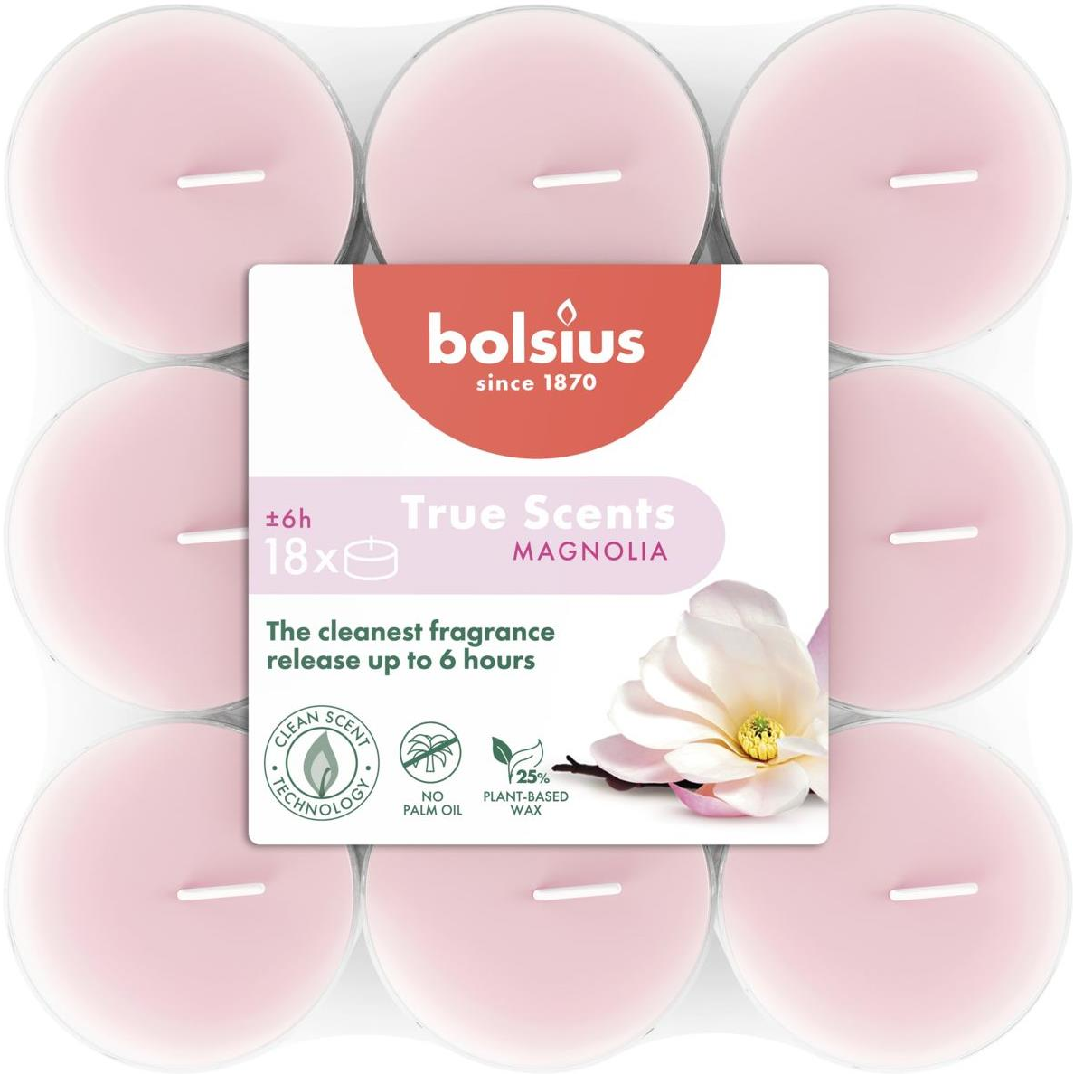 Bolsius Magnolia 358 g, 18 db (8717847189172)