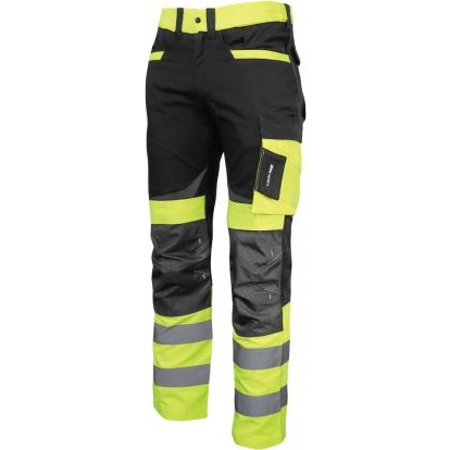 Figyelmeztető nadrág fekete-sárga, "3xl", ce, lahti (L4051106)