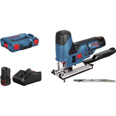 Bosch Gst 12v-70 Professional Sierra De Calar A Batería 12v + Maletín L-boxx + 2x Batería Gba 3,0 Ah + Cargador Gal 1230 Cv