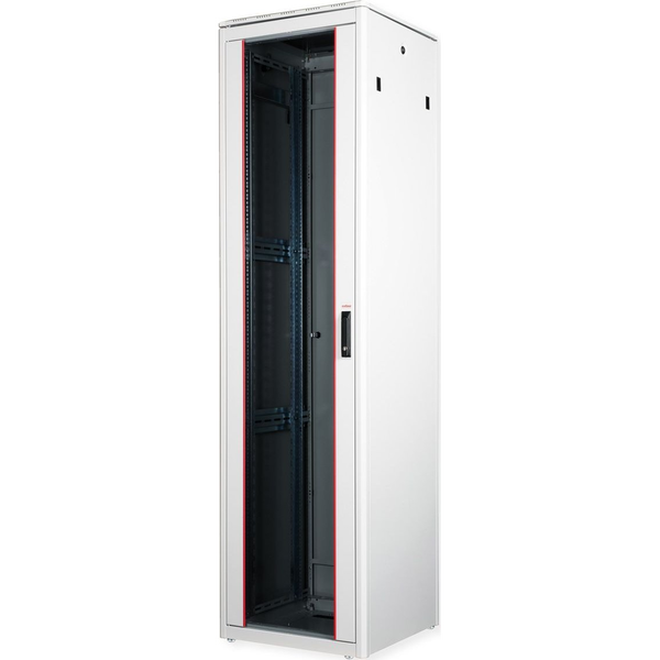 Szafa Roline ROLINE Netzwerkschrank Pro 48,26cm 19Zoll 47 HE 600x600 BxT Glast�r grau