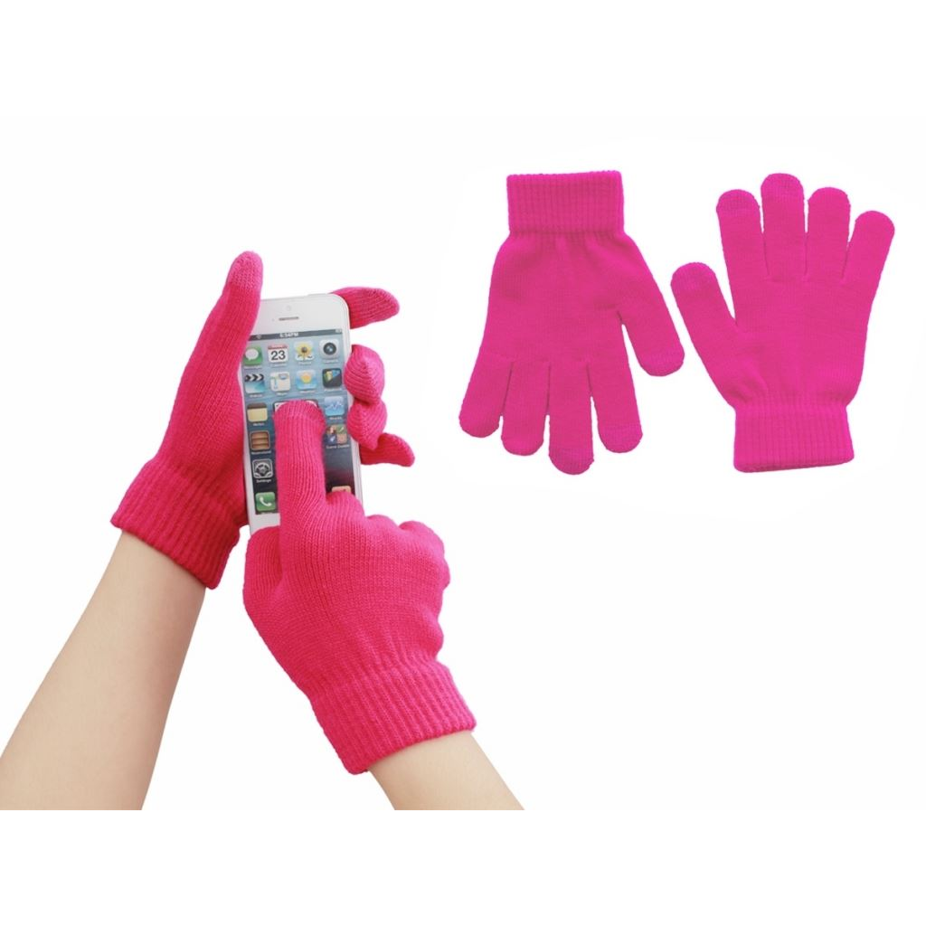 i-Total CM2090F kapacitív kesztyű ciklámen színű (CM2090F)